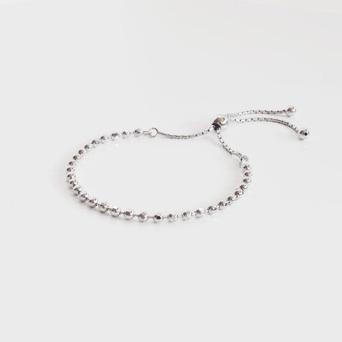 Bracelet with Balls D/C Sterling Silver - anelarevese