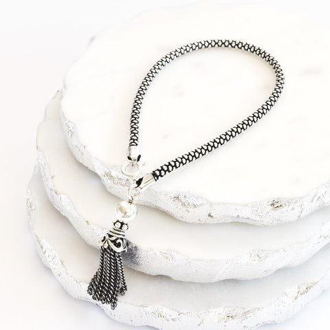Tassel Strawberry Bracelet Sterling Silver - anelarevese - 1