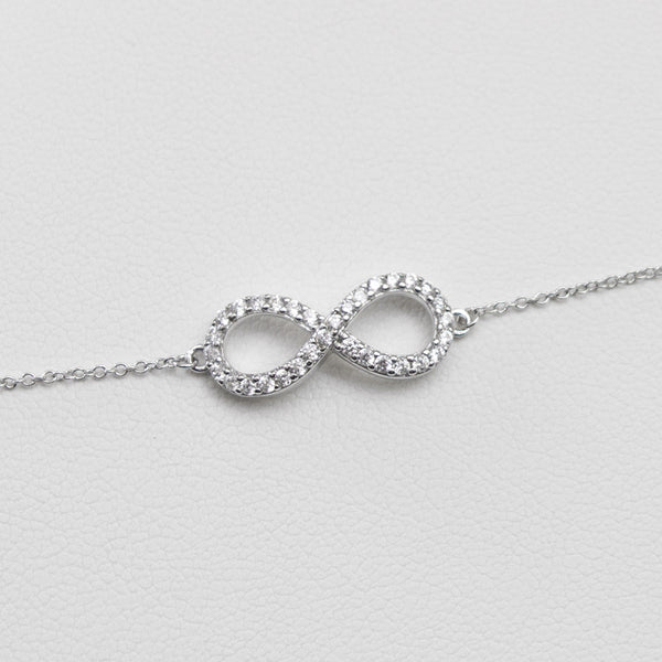 - A | Infinity Bracelet Sterling Silver