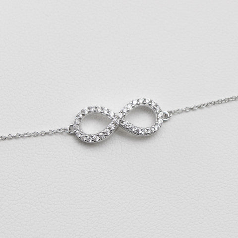 - A | Infinity Bracelet Sterling Silver