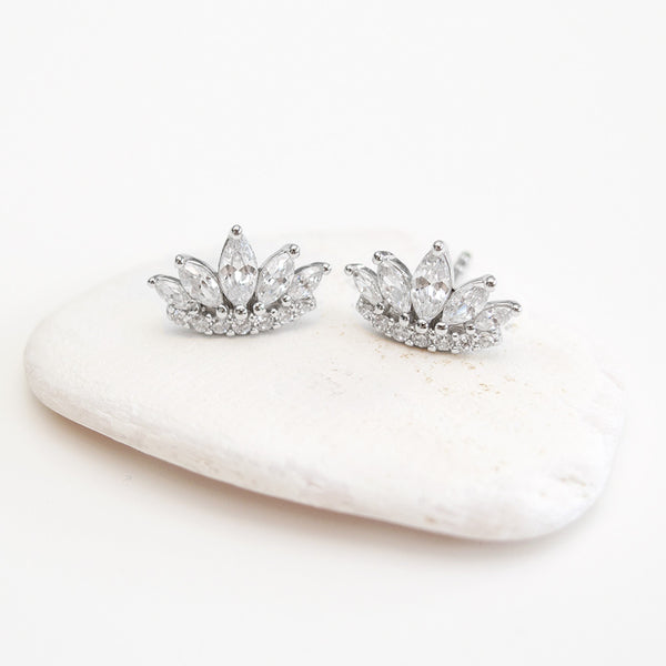 - Crown Earrings Sterling Silver - anelarevese - 6