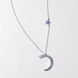 - Star and Crescent Sterling Silver - anelarevese - 1
