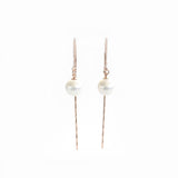 Pearl Drop Earrings Sterling Silver - anelarevese - 3