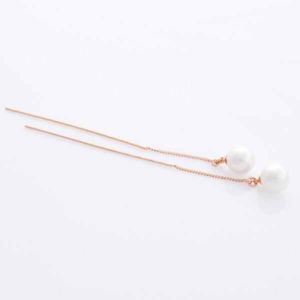 Pearl Drop Earrings Sterling Silver - anelarevese - 1
