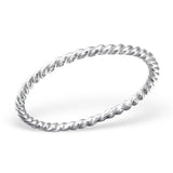 Twisted Ring Sterling Silver - anelarevese - 2
