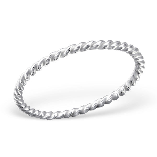 Twisted Ring Sterling Silver - anelarevese - 2