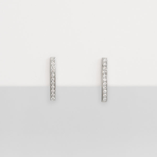 - A| Stick Studs Sterling Silver - anelarevese - 2