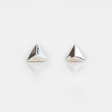 - A| Tiny Triangle Studs Sterling Silver - anelarevese - 1