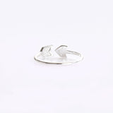 Arrow With CZ Sterling Silver Ring - anelarevese - 2
