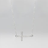 Cross Necklace (S) Sterling Silver - anelarevese - 1