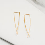 - A| Hooked on Hoop Gold Earrings Sterling Silver - anelarevese - 4