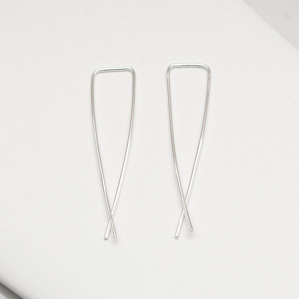 - A| Hooked on Hoop Silver Earrings Sterling Silver - anelarevese - 2