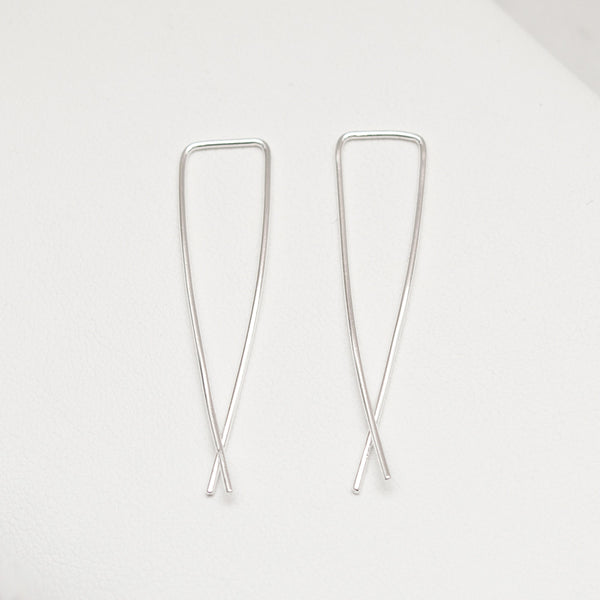 - A| Hooked on Hoop Silver Earrings Sterling Silver - anelarevese - 1