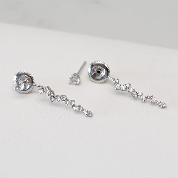 - A| Icicle Earrings Sterling Silver