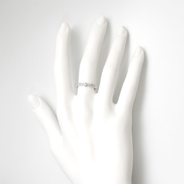 A- CZ Ring Sterling SIlver - anelarevese - 3