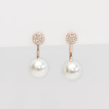 - Swirl Pearl Earrings Sterling Silver - anelarevese - 2